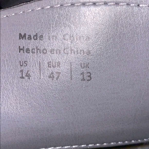 Aldo black leather men shoes 13 - Picture 7 of 8